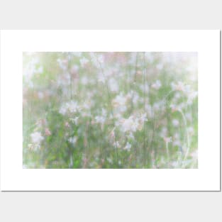 Dreamy muted shades of summer flowers Posters and Art